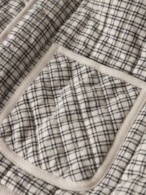 NAME IT Quiltet Vest Tecka Pumice Stone Black